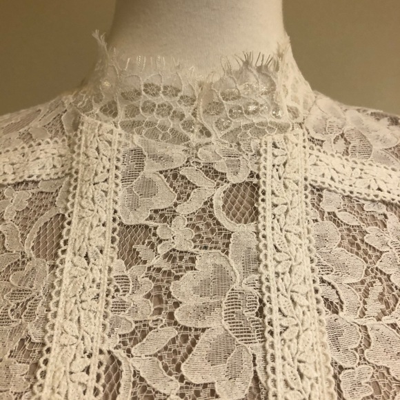 Filly Flair White Lace Flirty Feminine Dress - Picture 4 of 16